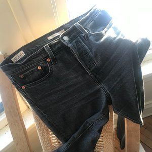 Levi's Wedgie denim jeans size 28 gray